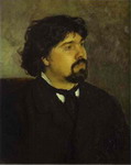 Portrait of the Artist Vasily Surikov.