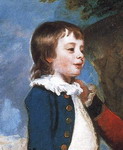 george grenville, earl temple, mary, countess temple, and their son richard. detail.