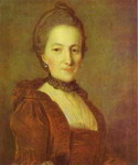Portrait of an Unknown Woman in a Red Dress.