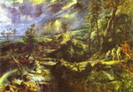Stormy Landscape with Philemon and Baucis.