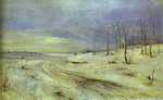 a winter road.