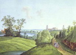 View of the Farmyard in the Tsarskoye Selo.