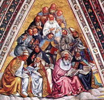 The Doctors of the Church. Fresco.