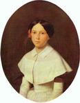 Portrait of a Student of Smolny Institute for Young Ladies.