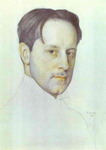 Portrait of the Artist M. Dobuzhinsky.