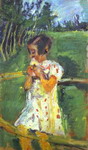Girl at Fence