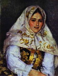 Siberian Beauty. Portrait of Ye. A. Rachkova.