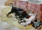 Bull Battle. Seville.