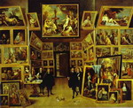 Archduke Leopold-Willem in his Art Gallery in Brussels.