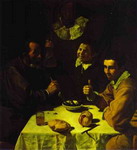 Three Men at Table.