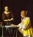 Lady with Her Maidservant.