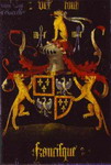 Francesco d'Este's Coat of Arms, the reverse side of the Portrait of Francesco d'Este.