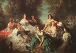 Portrait of Empress Eugénie Surrounded by Her Maids of Honor.