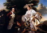 Peter Perez Burdett and His First Wife Hannah.