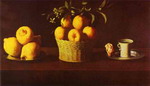 Still Life with Lemons, Oranges and Rose.