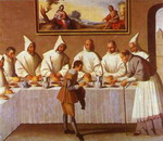 St. Hugo of Grenoble in the Carthusian Refectory.