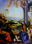 the holy family with st. john the baptist.