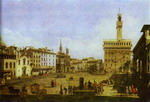 Signoria Square in Florence.