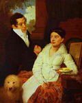 Portrait of A. G. and A. A. Lobanov-Rostovsky.