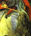 Portrait of Princess Ye. P. Saltykova. Detail.