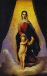 madonna with child.