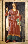 The Camaean Sibyl. From the Cycle of Famous Men and Women. Detached fresco