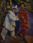 Pierrot and Harlequin.