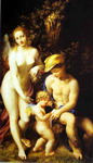 Mercury with Venus and Cupid (The School of Love).