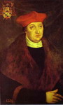 Portrait of Cardinal Albrecht of Brandenburg.
