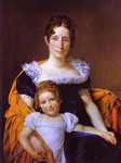 Portrait of the Countess Vilain XIIII and Her Daughter.