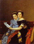 Portrait of Charlotte and Zénaide Bonaparte.