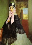 Portrait of Marguerite de Gas, the Artist's Sister.