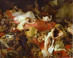 the death of sardanapalus.