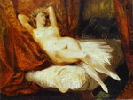 Female Nude Reclining on a Divan.