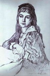 Portrait of the Artist's Daughter, Vera.