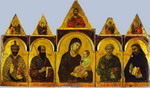 Polyptych No. 28 (The Holy Virgin with the Christ Child and Four Saints).