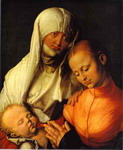 St. Anne with the Virgin and Child.