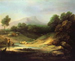 Mountain Landscape with Shepherd.