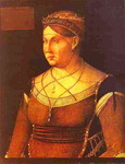 Portrait of Catarina Cornaro, Queen of Cyprus.