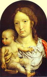 The Carondelet Diptych: Virgin and Child (right).
