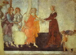 Venus and the Three Graces presenting Gifts to a Young Woman.