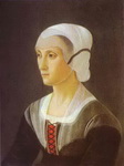 Portrait of Lucrezia Tornabuoni.