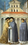 vision of st. dominic and meeting of st. francis and st. dominic.