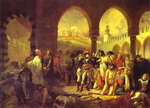 bonaparte visiting the plague-striken at jaffa on 11 march 1799