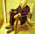 Portrait of the Writer Max Herrmann-Neisse.