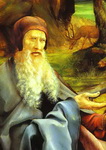 St Anthony Visiting St Paul the Hermit in the Desert.