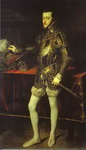 Portrait of Philip II in Armor.